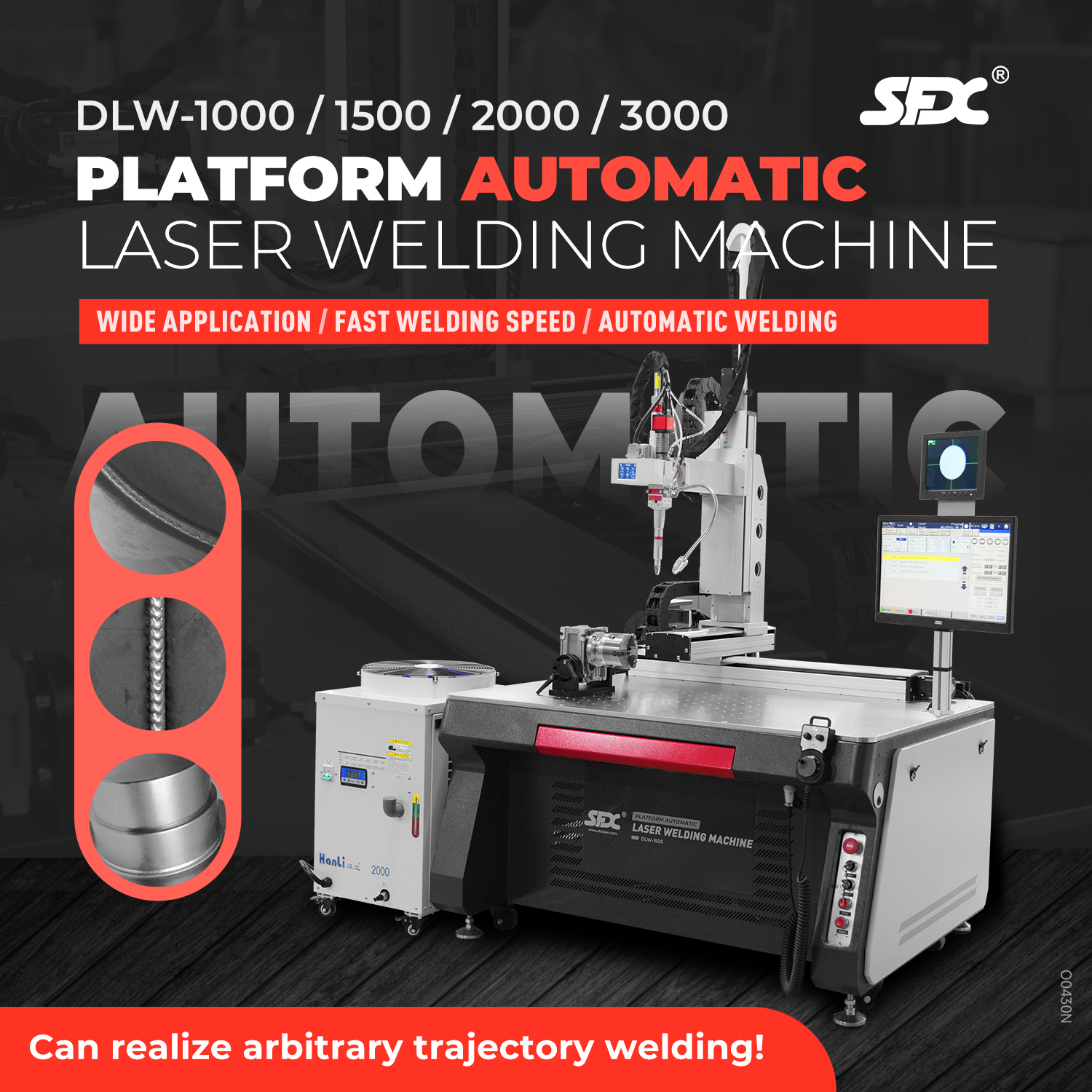 1000W 1500W 2000W 3000W Platform Automatic Laser Welding Machine Thin Metal Plate Laser Welder